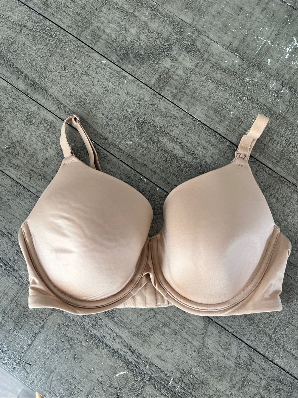 Auden Nude Nursing Maternity T-Shirt Bra 36D